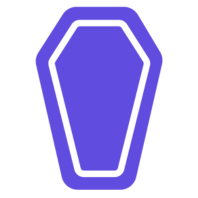 Funeral coffin icon