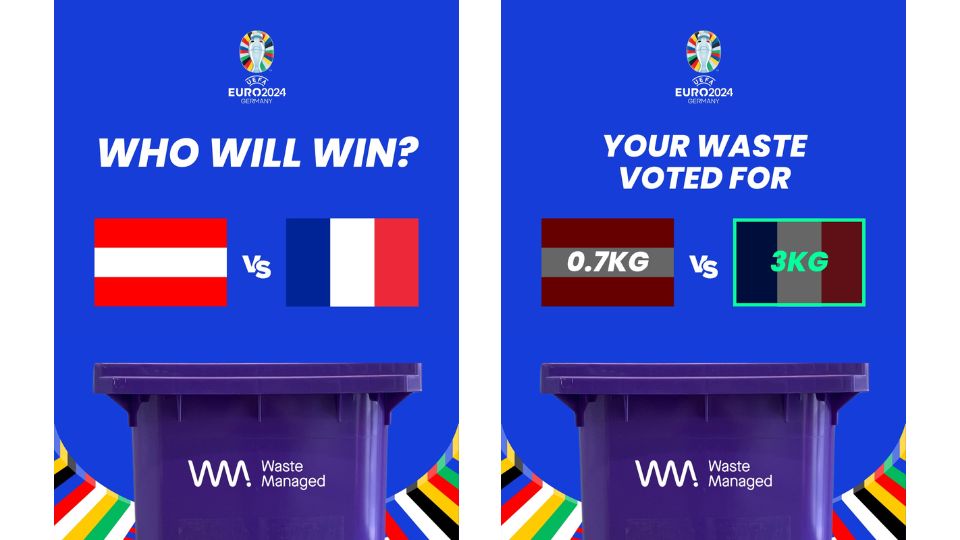 Austria vs France vote with your waste results