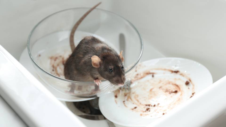 a rat infestation in a UK restaurant