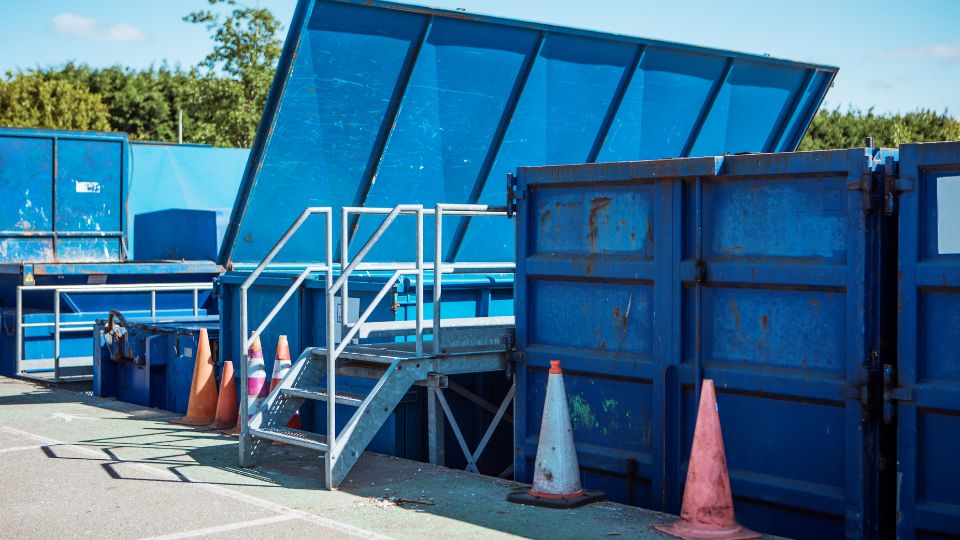 a UK recycling centre