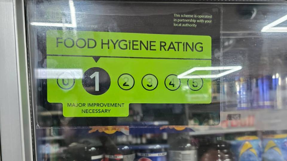 a food hygiene image from Bensham Wines in Gateshead North East