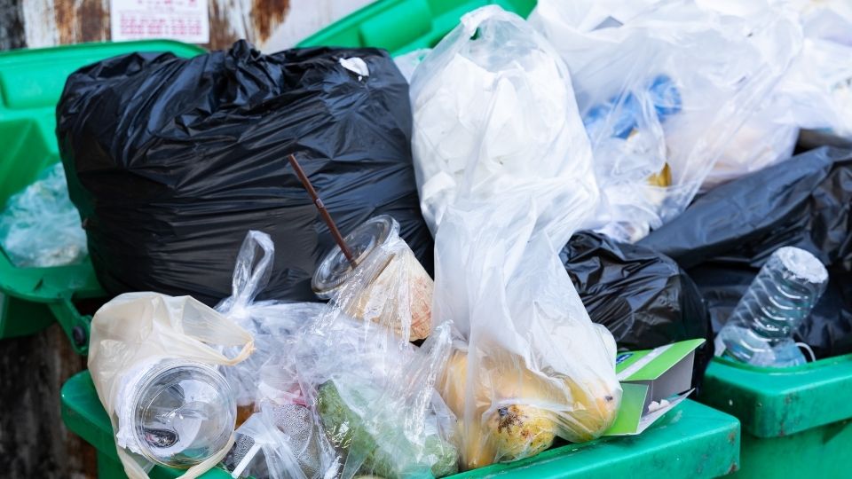 flytipped rubbish in Trowbridge