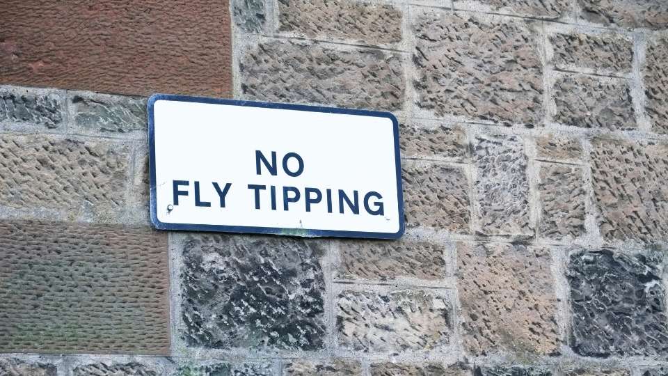 no fly-tipping sign in Trowbridge